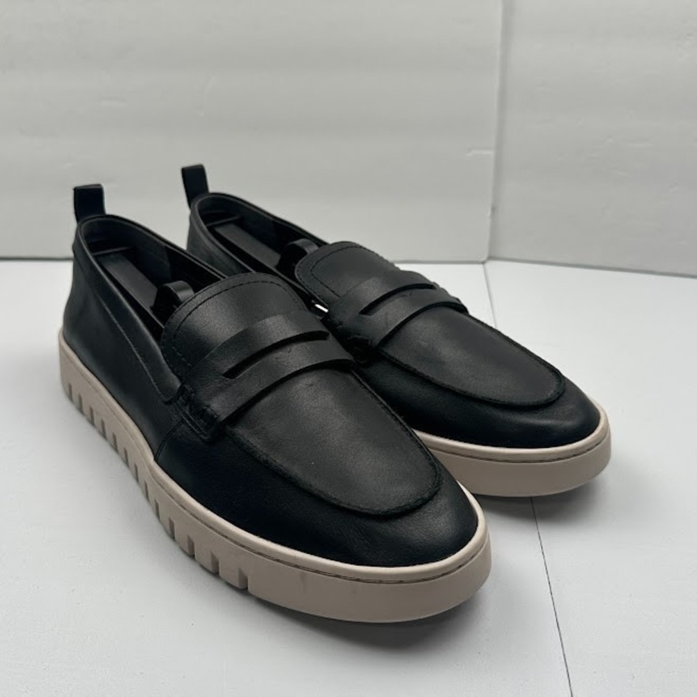 Vionic Uptown Loafer Womens 11 Black Leather Slip On Shoe Comfort Travel - Picture 2 of 12